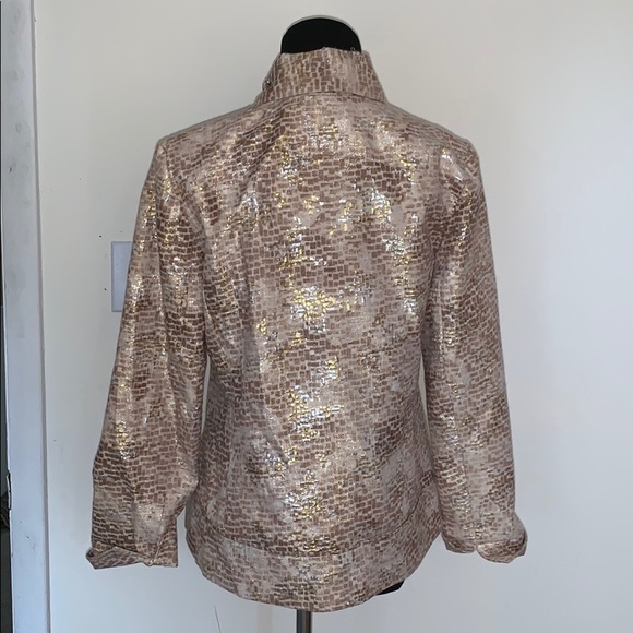 Gold Blazer Jacket - Picture 2 of 3